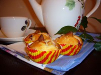 Асель - сливово-миндальные маффины