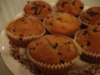 Зая - маффины с ежевикой