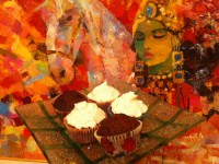 Айнура Нупова - шоколадные капкейки маффины