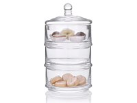 Трехэтажная баночка для печенья и конфет