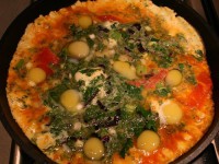 Омлет с перепелиными яичками JKay